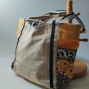 Vera Bradley Yellow Floral Tote Bag